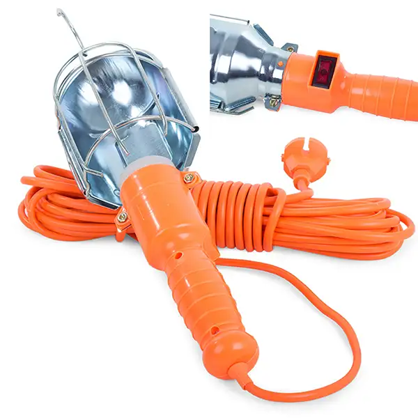 Подвижна Работна Лампа с 10м Кабел – HOOKLITE®, podvijna rabotna lampa s 10m kabel hooklite