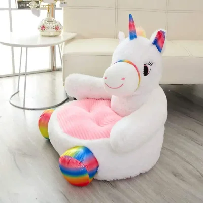 Детски Плюшен Фотьойл Plushy® Еднорог