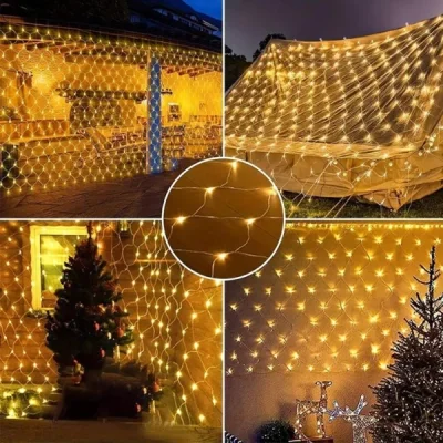 Празнична LED Светлинна Мрежа 3x2 Метра - LUMONET®