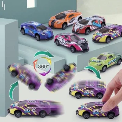 Иновативна Играчка RACEHOP® - Скачащи Колички за Невероятни Каскади! (4 БР.)