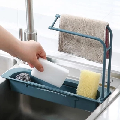 SINKSHELF®: Телескопичен Рафт, Който Преобразява Всяка Мивка
