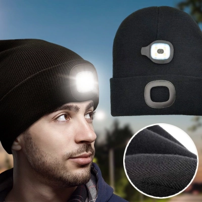 Зимна Шапка с LED Светлина - LEDBEANIE®