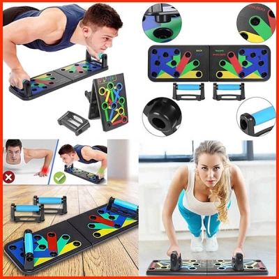 Многофункционална Преносима Дъска за Лицеви Опори MUSCLEPLATE®