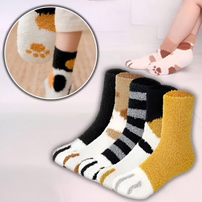Комплект 3 Чифта Чорапи "Котешки Лапи" - GATOSOCKS®