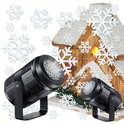 LED Прожектор Със Снежинки - WINTERGLOW®