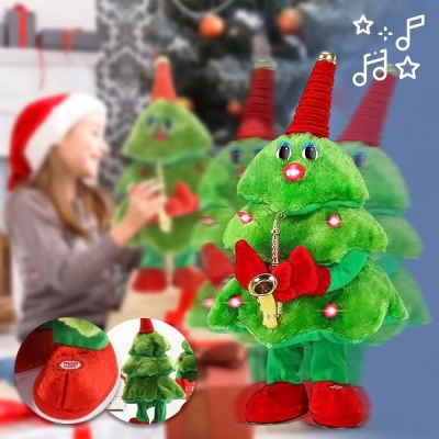 Пееща и Танцуваща Коледна Елха Със Светлини – JINGLETREE®