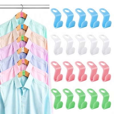 Свързващи Кукички За Каскадно Окачване На Закачалки (100 бр) – HANGLOX®