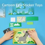 STICKYFUN® Вълнуващи 3D Пъзели със Стикери за Малки Творци (12 комплекта), stickyfun valnuvaschi 3d pazeli sas stikeri za malki tvorci 12 komplekta