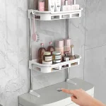 Иновативен Органайзер за Баня на 3 Нива BATHSHELF - Монтаж Без Пробиване, inovativen organaizer za banya na 3 niva bathshelf montaj bez probivane