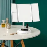 Многофункционално Огледало с LED Светлина и Увеличение - STARMIRROR®, mnogofunkcionalno ogledalo s led svetlina i uvelichenie starmirror