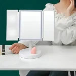 Многофункционално Огледало с LED Светлина и Увеличение - STARMIRROR®, mnogofunkcionalno ogledalo s led svetlina i uvelichenie starmirror