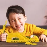 Детска Забавна Чиния с Прибори За Хранене - JOOPLATE®, detska zabavna chiniya s pribori za hranene jooplate