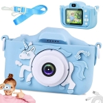 Детски Цифров Фотоапарат Еднорог с Вградени Игри - PIXIKID®