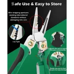 Многофункционални Клещи За Оголване На Проводници 8в1 - POWERPLIERS®, mnogofunkcionalni kleschi za ogolvane na provodnici 8v1 powerpliers