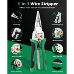 Многофункционални Клещи За Оголване На Проводници 8в1 - POWERPLIERS®, mnogofunkcionalni kleschi za ogolvane na provodnici 8v1 powerpliers