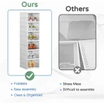 Сгъваем Шкаф За Обувки с Прозрачни Вратички - SHOZBOX®, sgavaem shkaf za obuvki s prozrachni vratichki shozbox