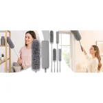Телескопична Микрофибърна Четка За Мокро и Сухо Почистване 4в1 - DUSTWAND®, teleskopichna mikrofibarna chetka za mokro i suho pochistvane 4v1 dustwand